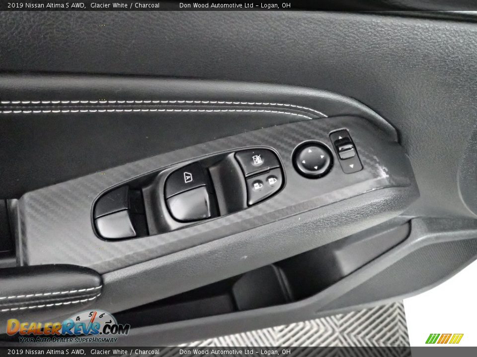 2019 Nissan Altima S AWD Glacier White / Charcoal Photo #12