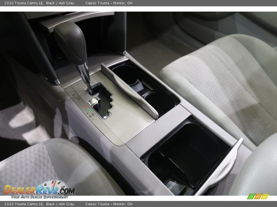 2010 Toyota Camry LE Black / Ash Gray Photo #13
