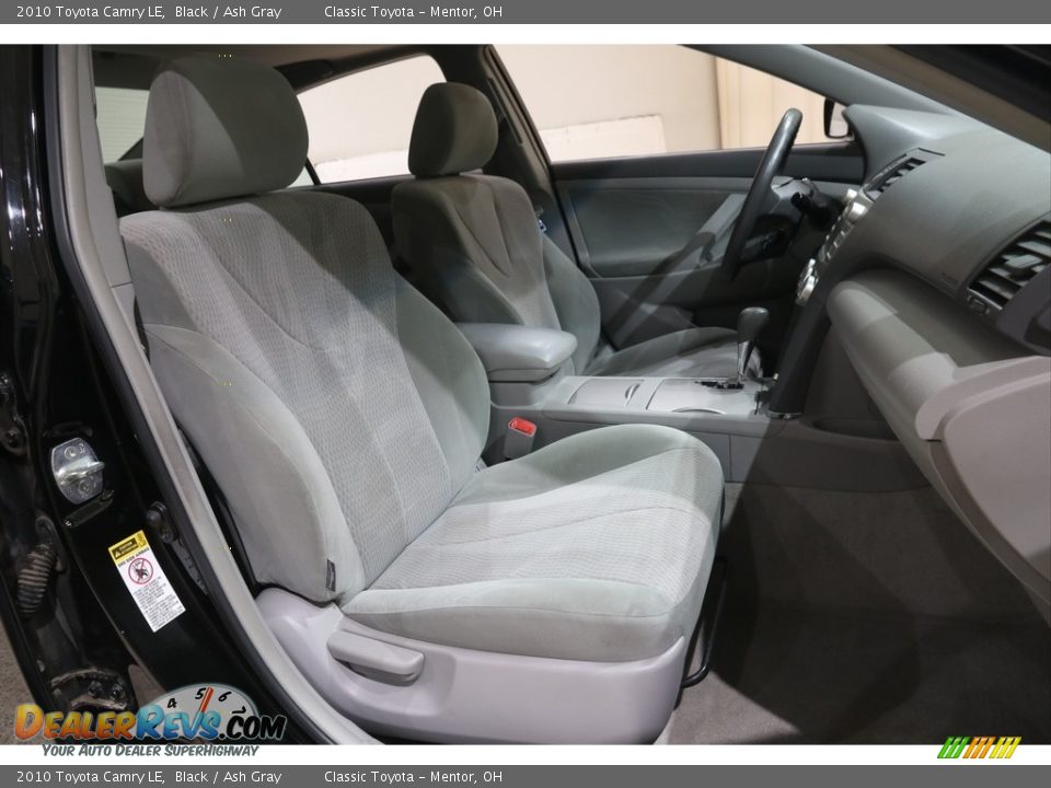 2010 Toyota Camry LE Black / Ash Gray Photo #14