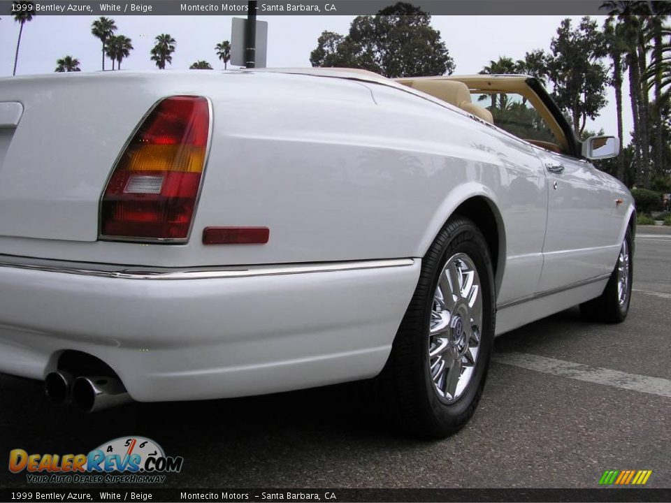 1999 Bentley Azure White / Beige Photo #11