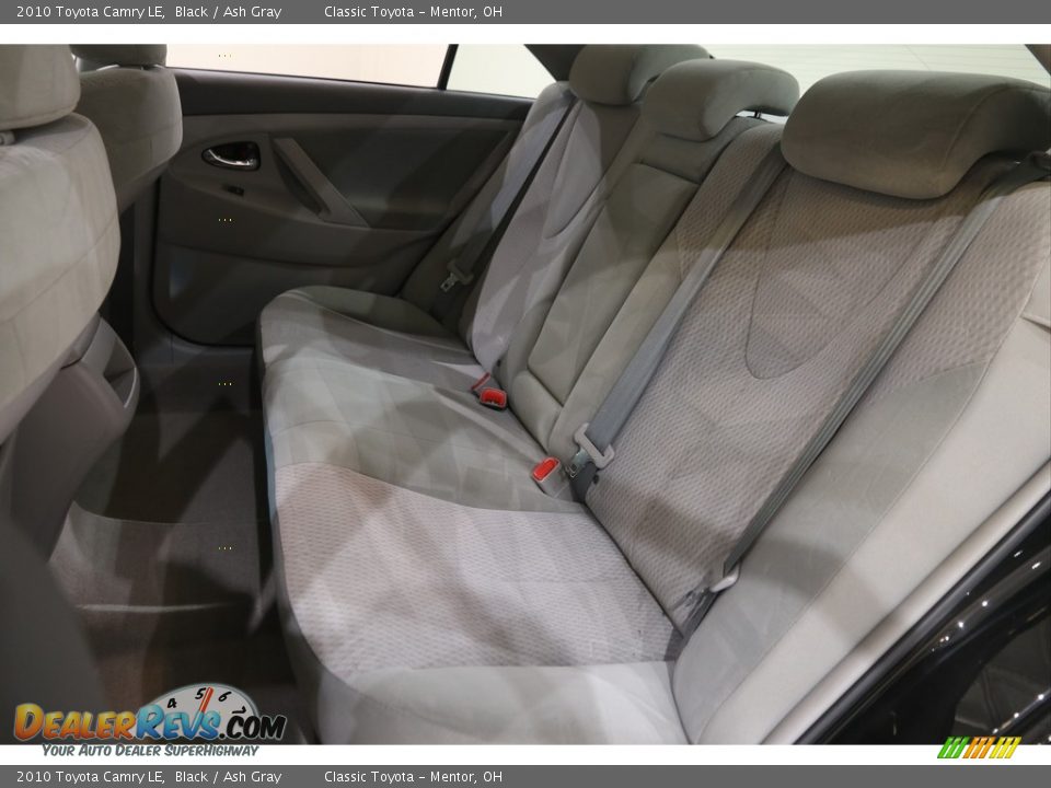 2010 Toyota Camry LE Black / Ash Gray Photo #16