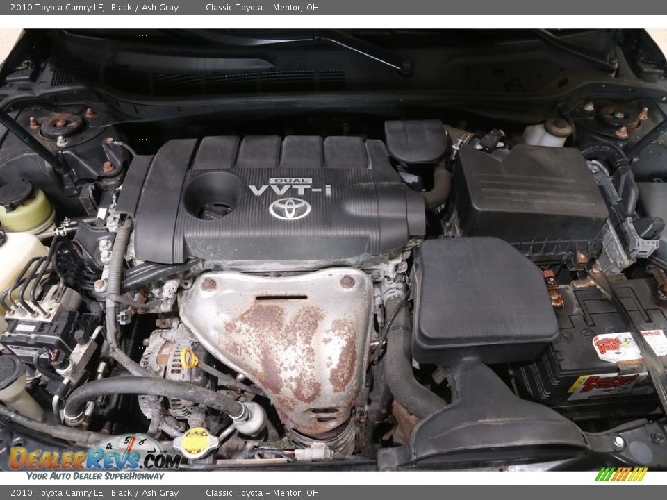 2010 Toyota Camry LE Black / Ash Gray Photo #18