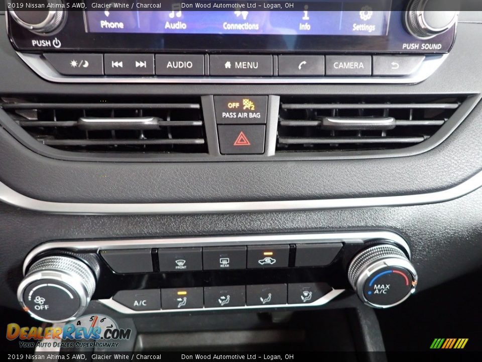 2019 Nissan Altima S AWD Glacier White / Charcoal Photo #19