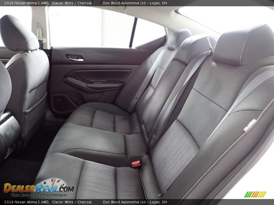 2019 Nissan Altima S AWD Glacier White / Charcoal Photo #23