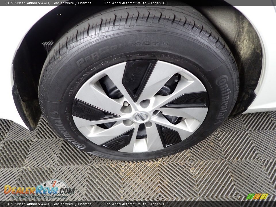 2019 Nissan Altima S AWD Glacier White / Charcoal Photo #29