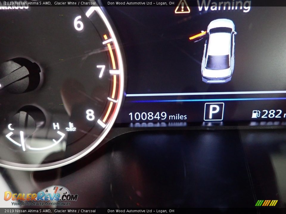 2019 Nissan Altima S AWD Glacier White / Charcoal Photo #30