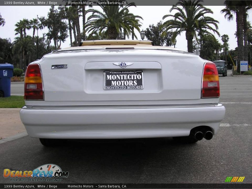 1999 Bentley Azure White / Beige Photo #12