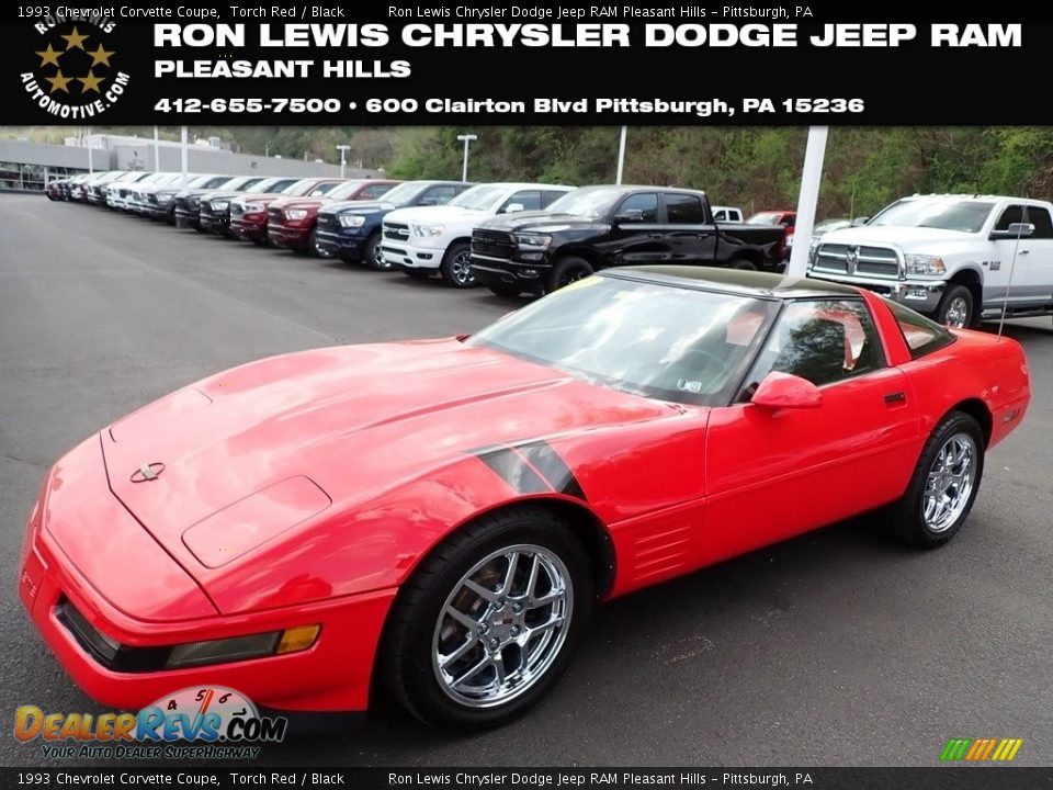 1993 Chevrolet Corvette Coupe Torch Red / Black Photo #1