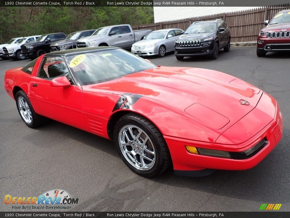 1993 Chevrolet Corvette Coupe Torch Red / Black Photo #8