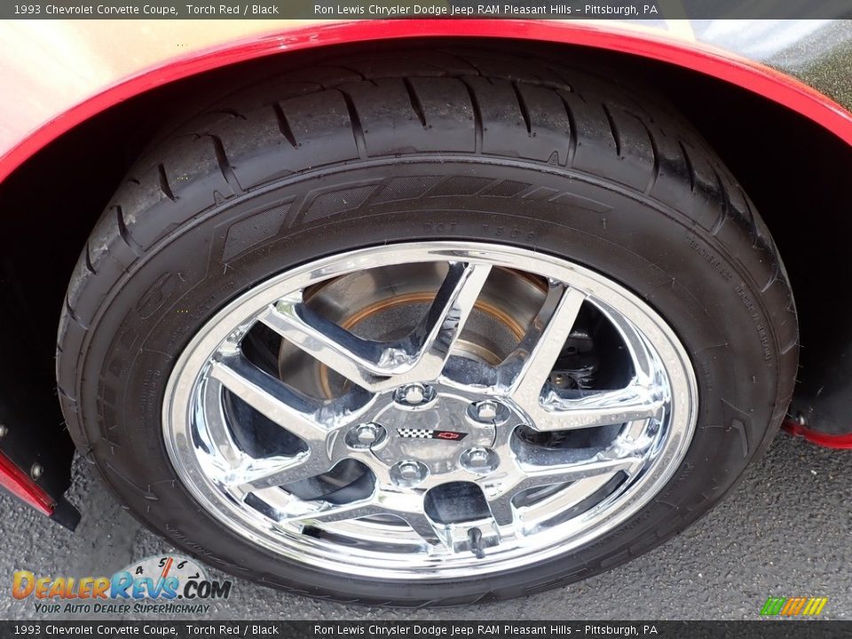 1993 Chevrolet Corvette Coupe Torch Red / Black Photo #10