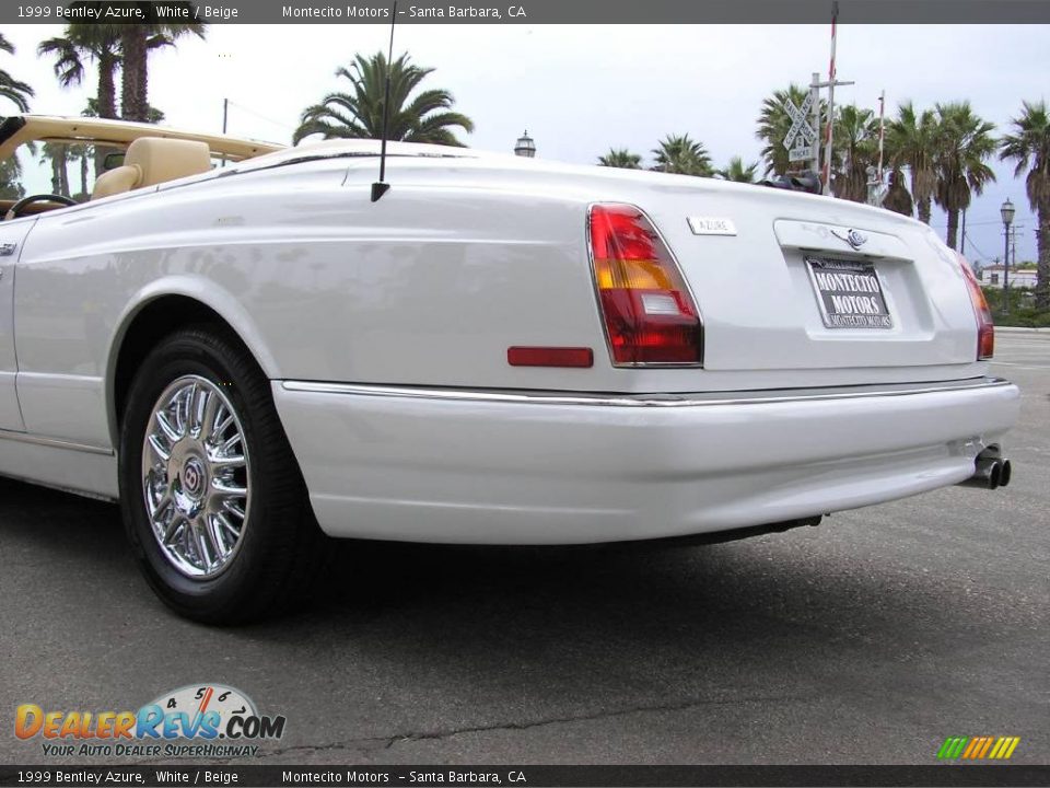 1999 Bentley Azure White / Beige Photo #13