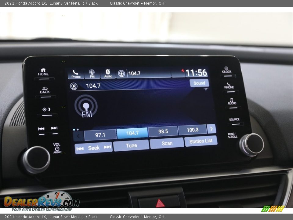 2021 Honda Accord LX Lunar Silver Metallic / Black Photo #10