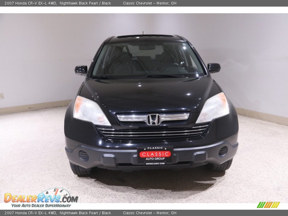 2007 Honda CR-V EX-L 4WD Nighthawk Black Pearl / Black Photo #2