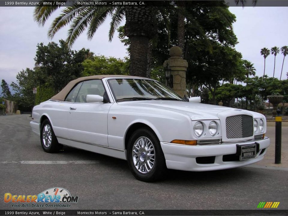 1999 Bentley Azure White / Beige Photo #15