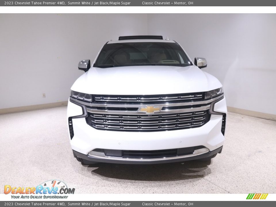 2023 Chevrolet Tahoe Premier 4WD Summit White / Jet Black/Maple Sugar Photo #2