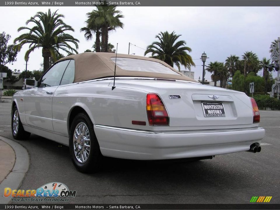 1999 Bentley Azure White / Beige Photo #17