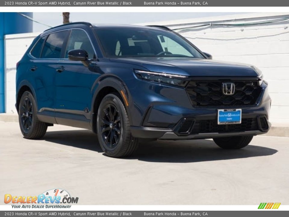 Front 3/4 View of 2023 Honda CR-V Sport AWD Hybrid Photo #1