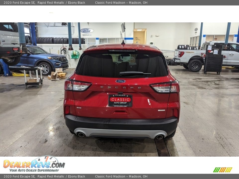2020 Ford Escape SE Rapid Red Metallic / Ebony Black Photo #4