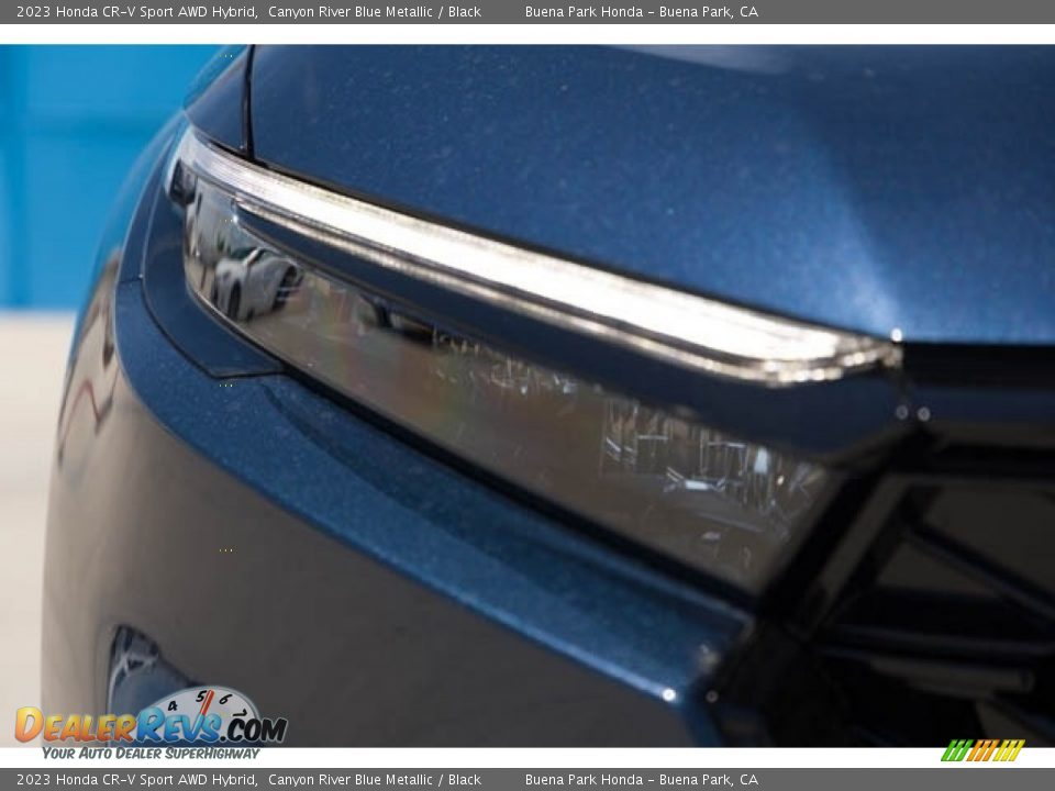 2023 Honda CR-V Sport AWD Hybrid Canyon River Blue Metallic / Black Photo #4