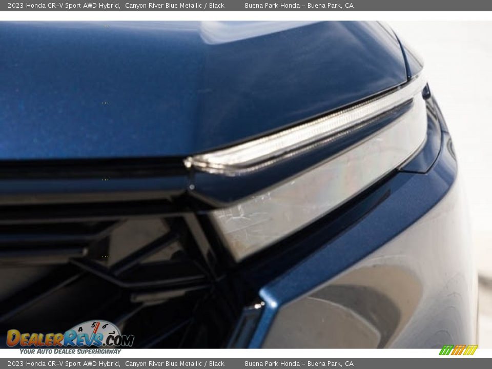 2023 Honda CR-V Sport AWD Hybrid Canyon River Blue Metallic / Black Photo #5