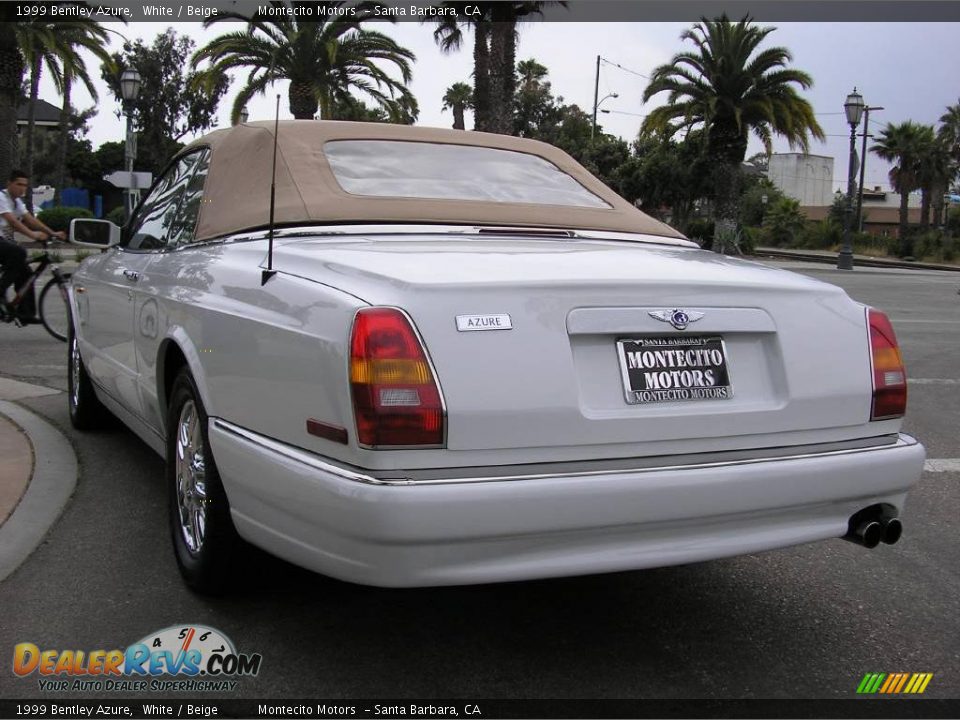 1999 Bentley Azure White / Beige Photo #19