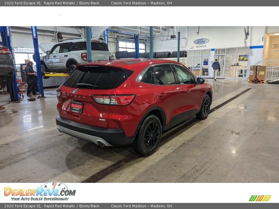 2020 Ford Escape SE Rapid Red Metallic / Ebony Black Photo #5