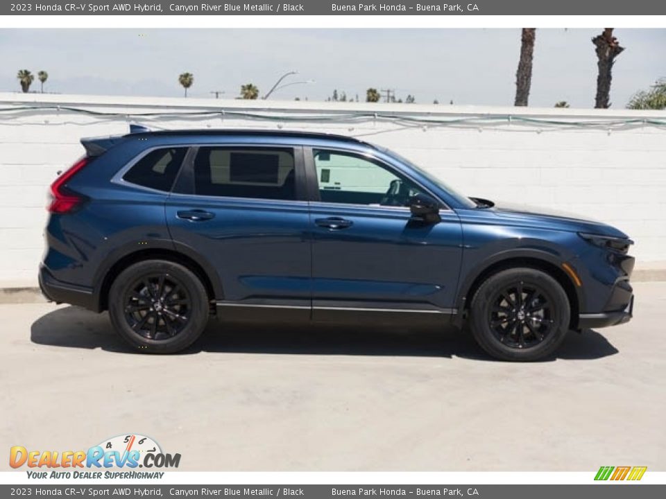 Canyon River Blue Metallic 2023 Honda CR-V Sport AWD Hybrid Photo #8