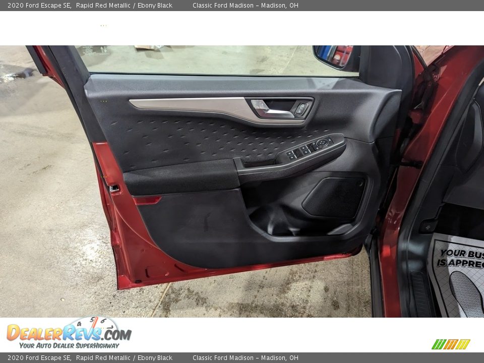 2020 Ford Escape SE Rapid Red Metallic / Ebony Black Photo #9