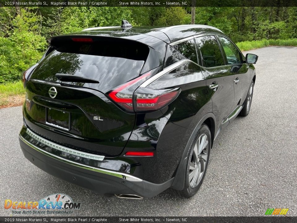 2019 Nissan Murano SL Magnetic Black Pearl / Graphite Photo #7