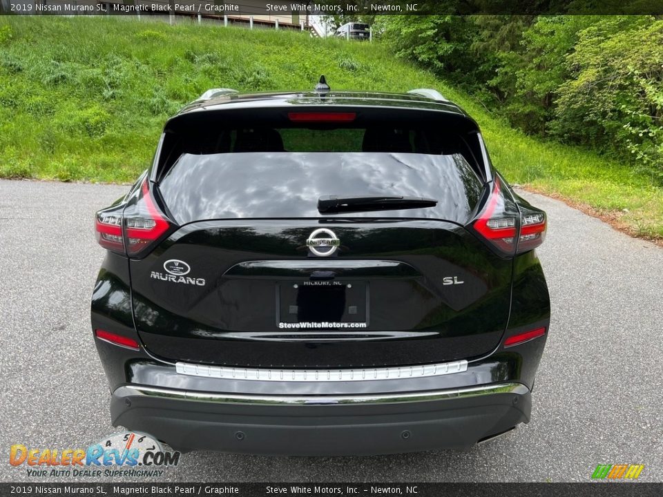 2019 Nissan Murano SL Magnetic Black Pearl / Graphite Photo #8