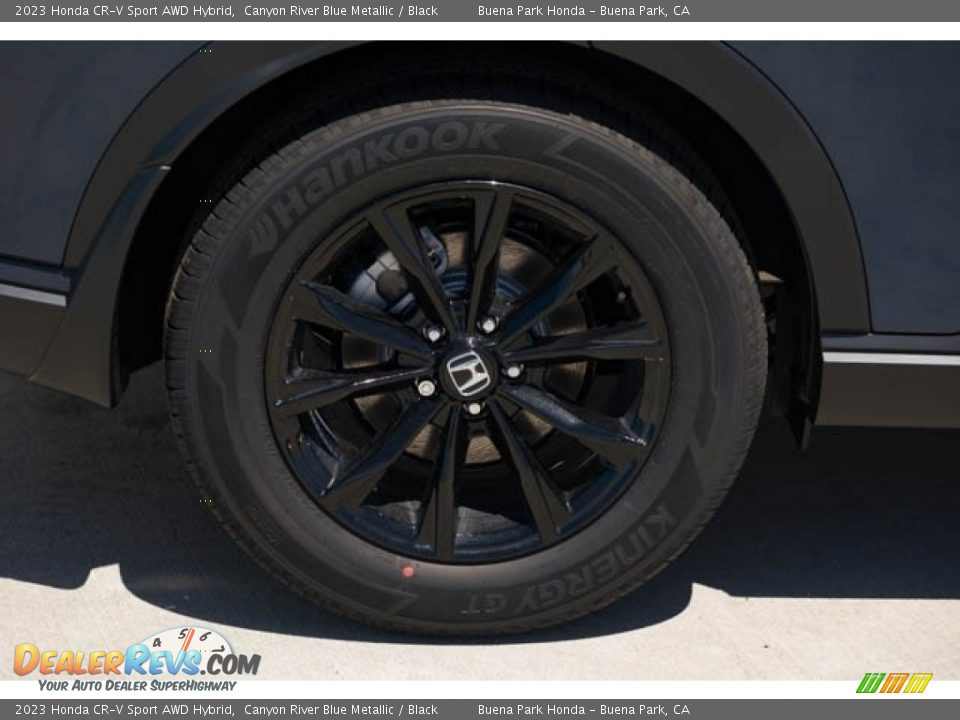2023 Honda CR-V Sport AWD Hybrid Canyon River Blue Metallic / Black Photo #10
