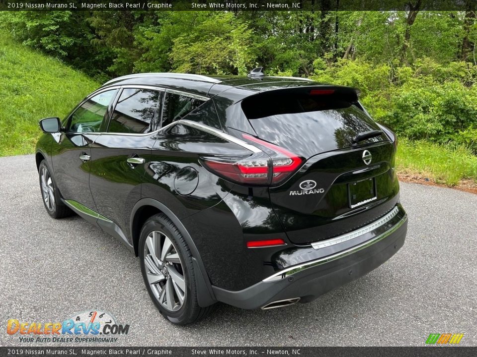 2019 Nissan Murano SL Magnetic Black Pearl / Graphite Photo #9