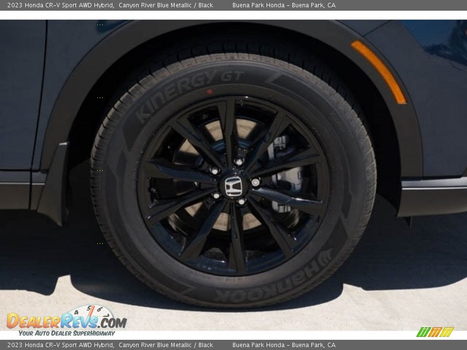 2023 Honda CR-V Sport AWD Hybrid Canyon River Blue Metallic / Black Photo #11