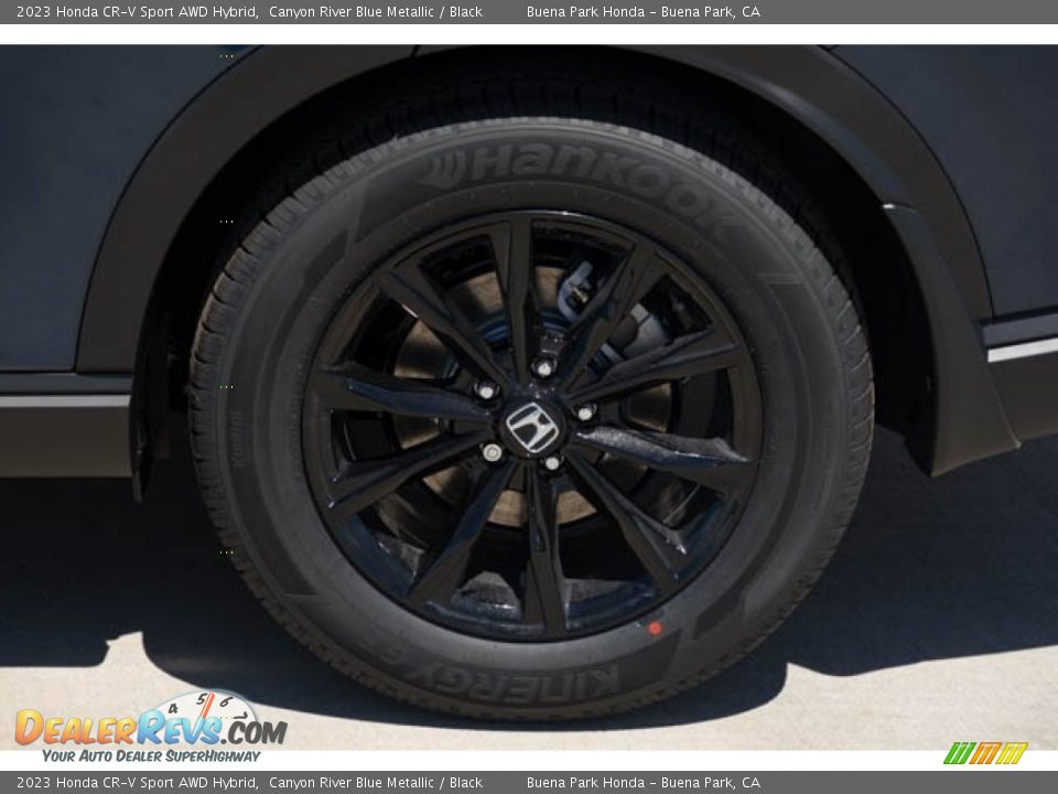 2023 Honda CR-V Sport AWD Hybrid Canyon River Blue Metallic / Black Photo #12