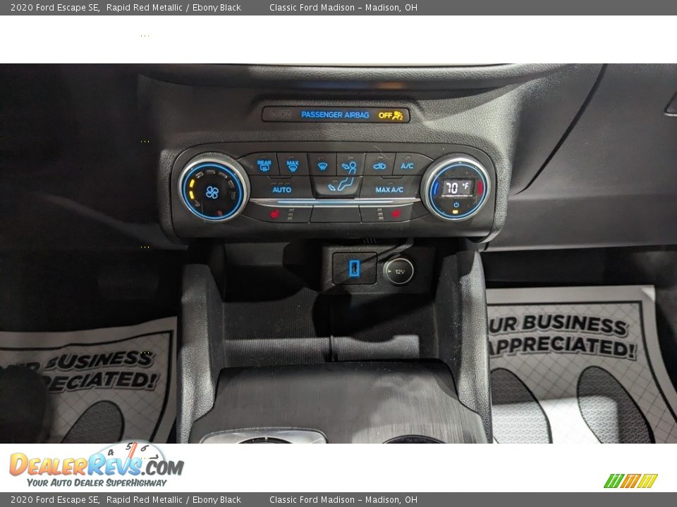 2020 Ford Escape SE Rapid Red Metallic / Ebony Black Photo #13