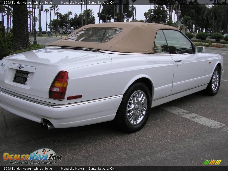 1999 Bentley Azure White / Beige Photo #20