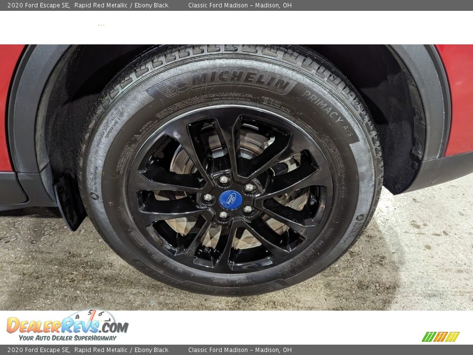 2020 Ford Escape SE Rapid Red Metallic / Ebony Black Photo #23