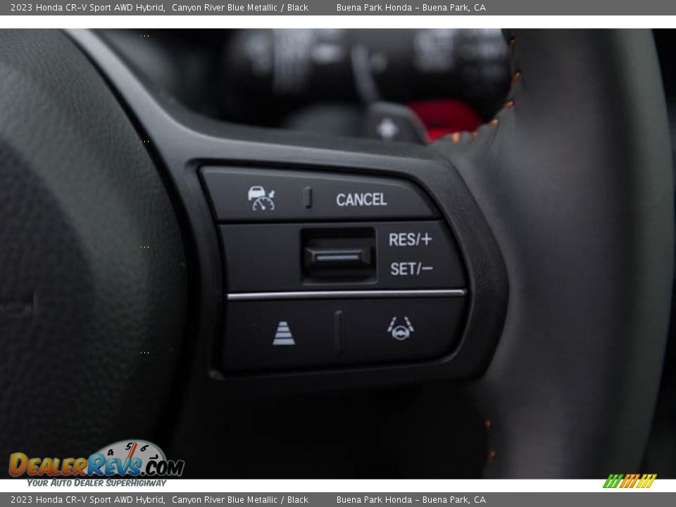 2023 Honda CR-V Sport AWD Hybrid Canyon River Blue Metallic / Black Photo #21