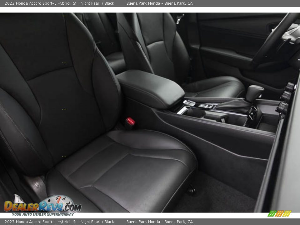 2023 Honda Accord Sport-L Hybrid Still Night Pearl / Black Photo #32