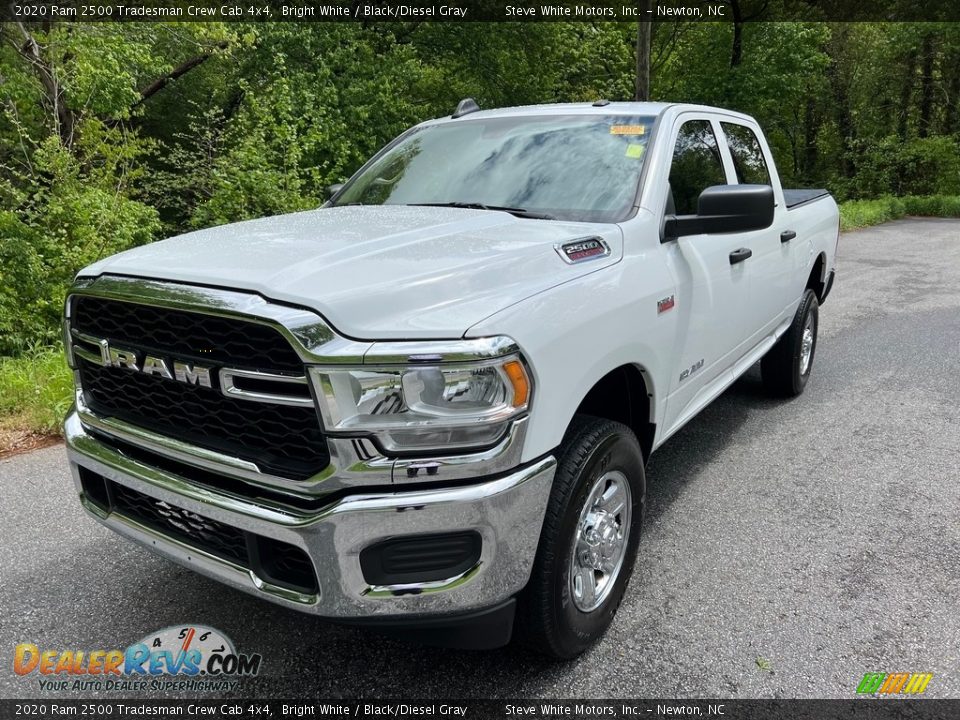 2020 Ram 2500 Tradesman Crew Cab 4x4 Bright White / Black/Diesel Gray Photo #3