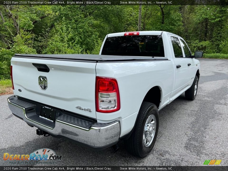 2020 Ram 2500 Tradesman Crew Cab 4x4 Bright White / Black/Diesel Gray Photo #7