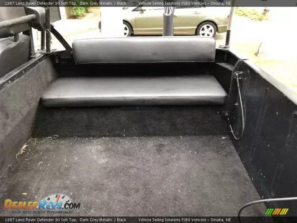 Rear Seat of 1987 Land Rover Defender 90 Soft Top Photo #12
