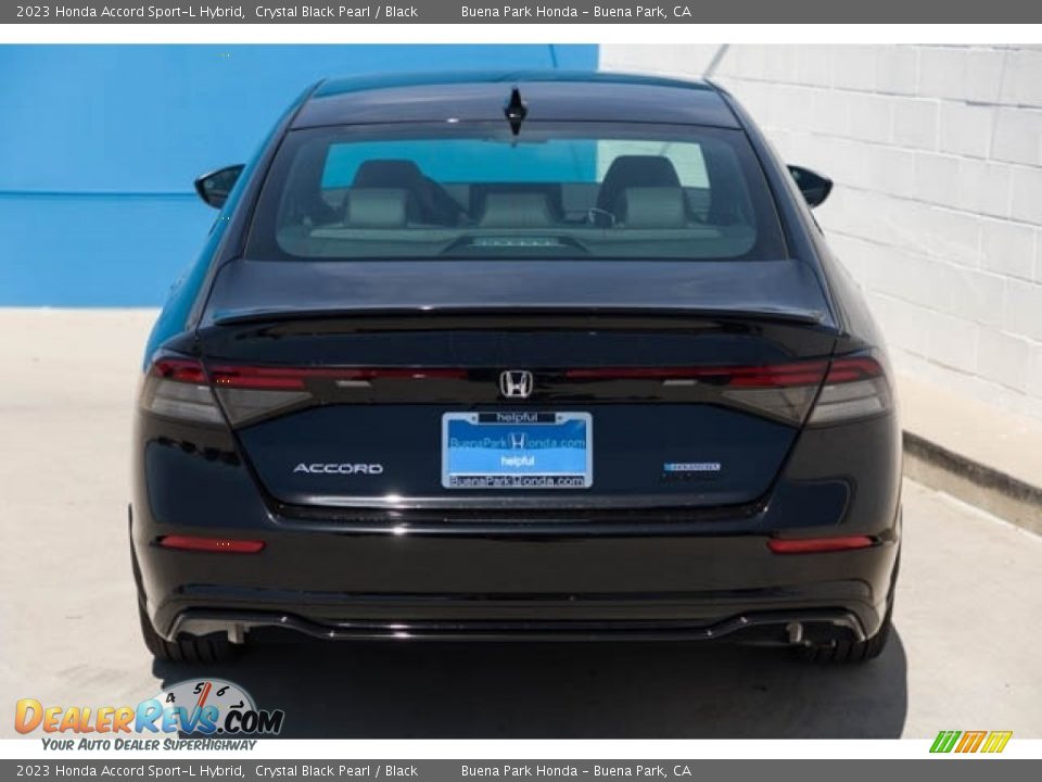 2023 Honda Accord Sport-L Hybrid Crystal Black Pearl / Black Photo #7