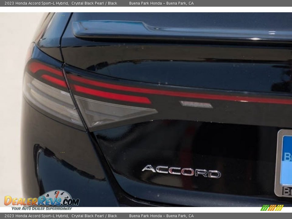 2023 Honda Accord Sport-L Hybrid Crystal Black Pearl / Black Photo #8