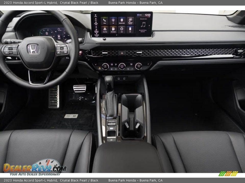 2023 Honda Accord Sport-L Hybrid Crystal Black Pearl / Black Photo #19