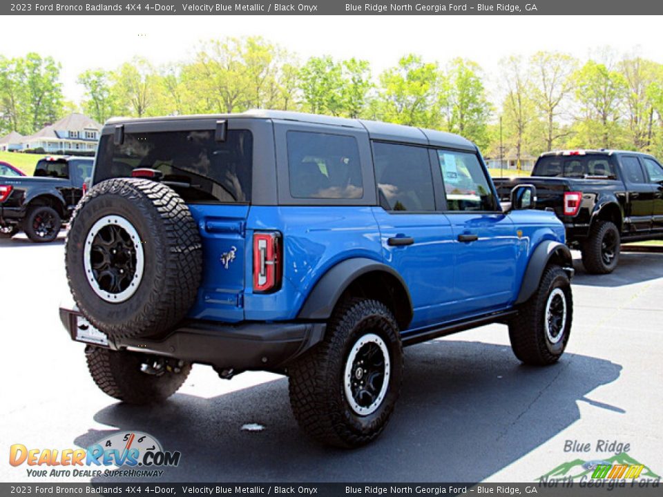 2023 Ford Bronco Badlands 4X4 4-Door Velocity Blue Metallic / Black Onyx Photo #5