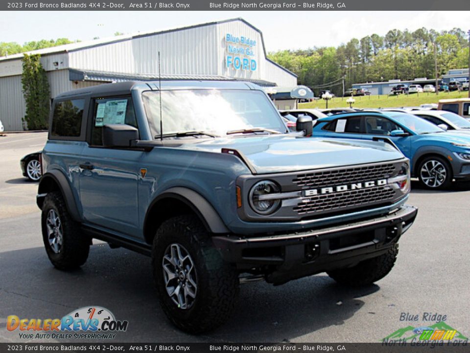 2023 Ford Bronco Badlands 4X4 2-Door Area 51 / Black Onyx Photo #7