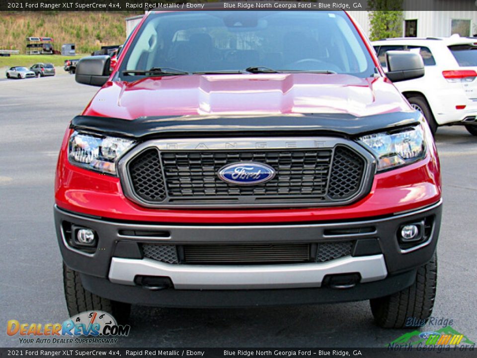 2021 Ford Ranger XLT SuperCrew 4x4 Rapid Red Metallic / Ebony Photo #8