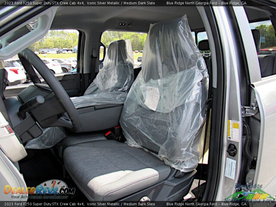 Front Seat of 2023 Ford F250 Super Duty STX Crew Cab 4x4 Photo #11