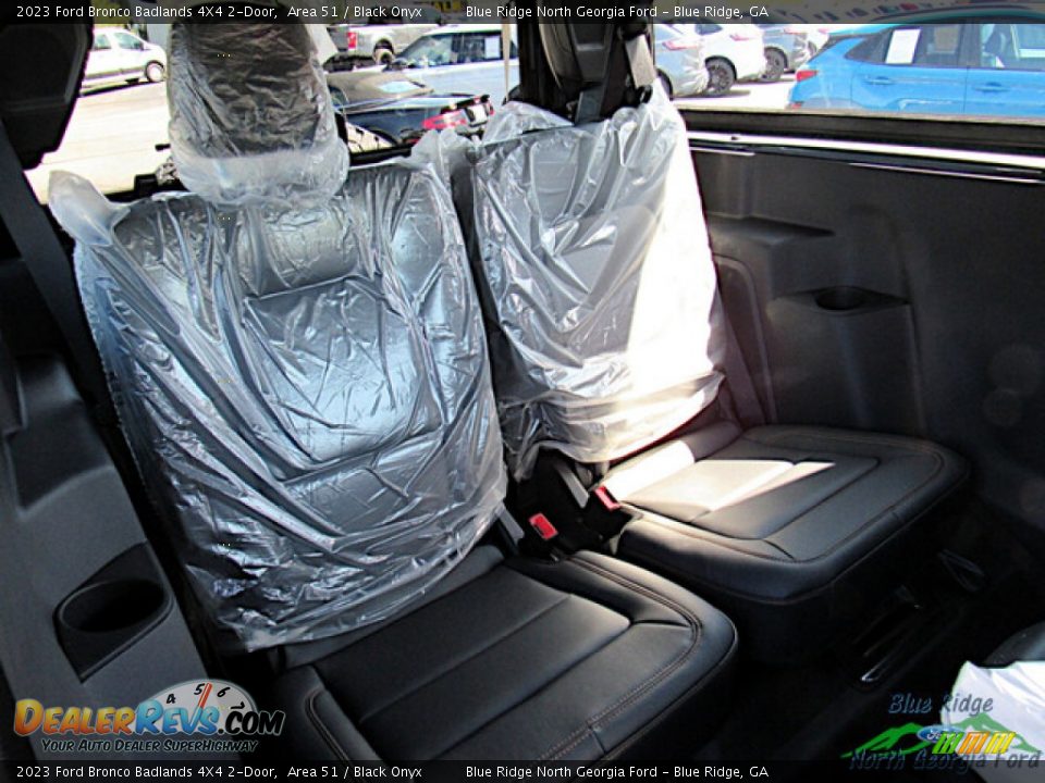 Rear Seat of 2023 Ford Bronco Badlands 4X4 2-Door Photo #12